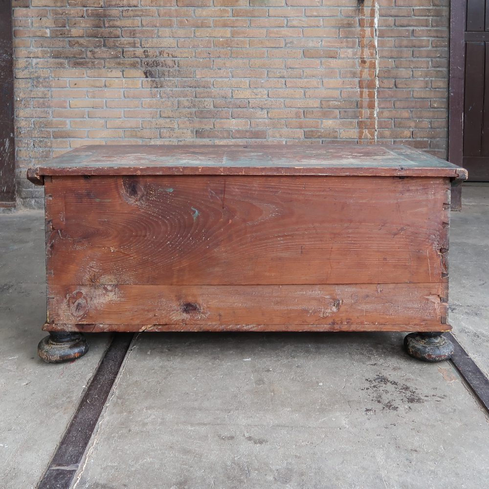 Brocante houten kist - Afbeelding 12
