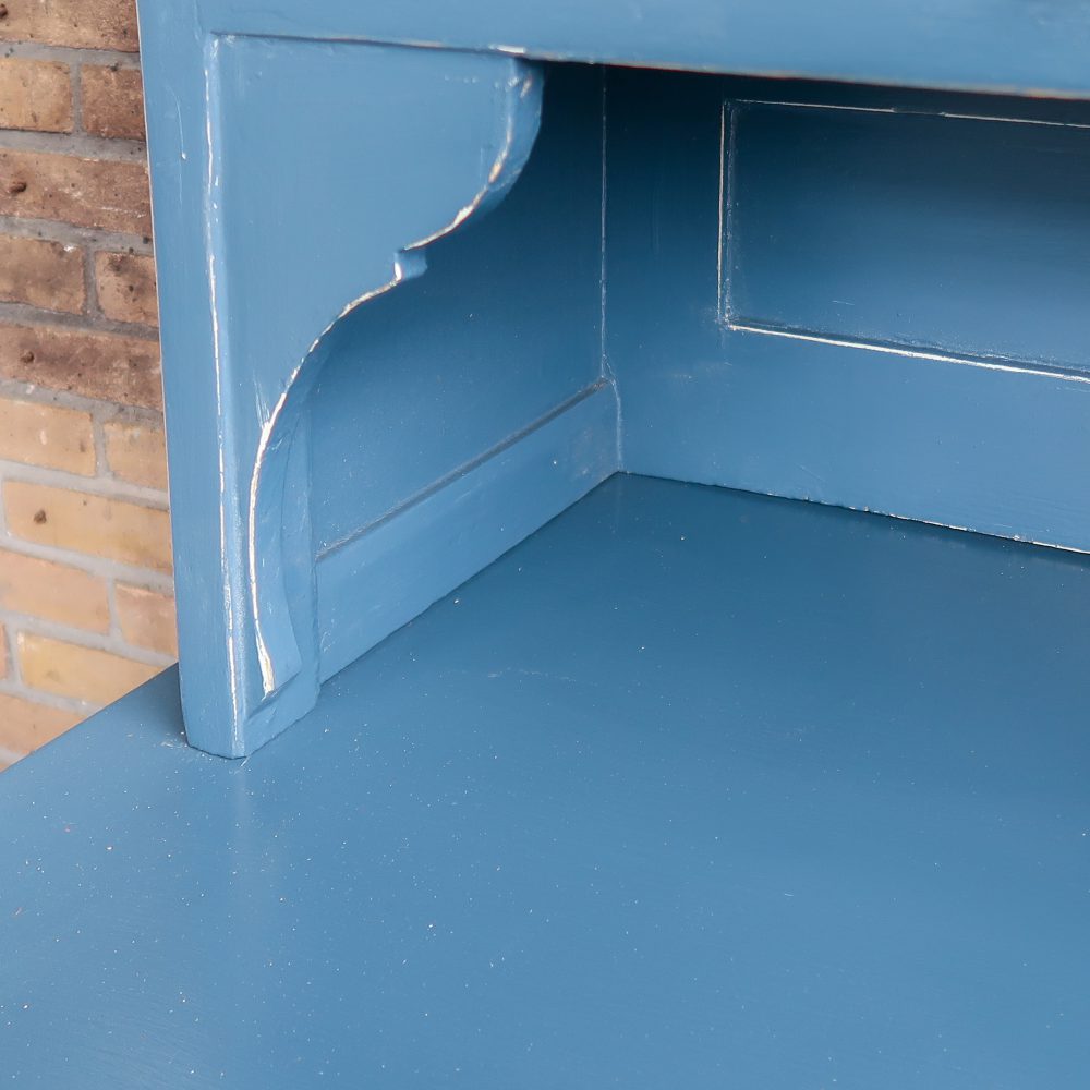 Blauwe brocante buffetkast - Afbeelding 9