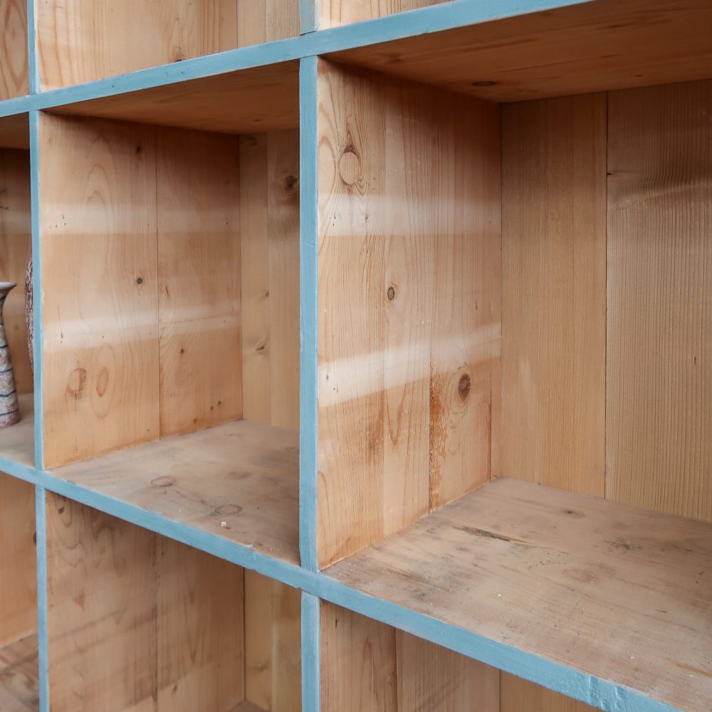 Brocante houten vakkenkast - Afbeelding 7