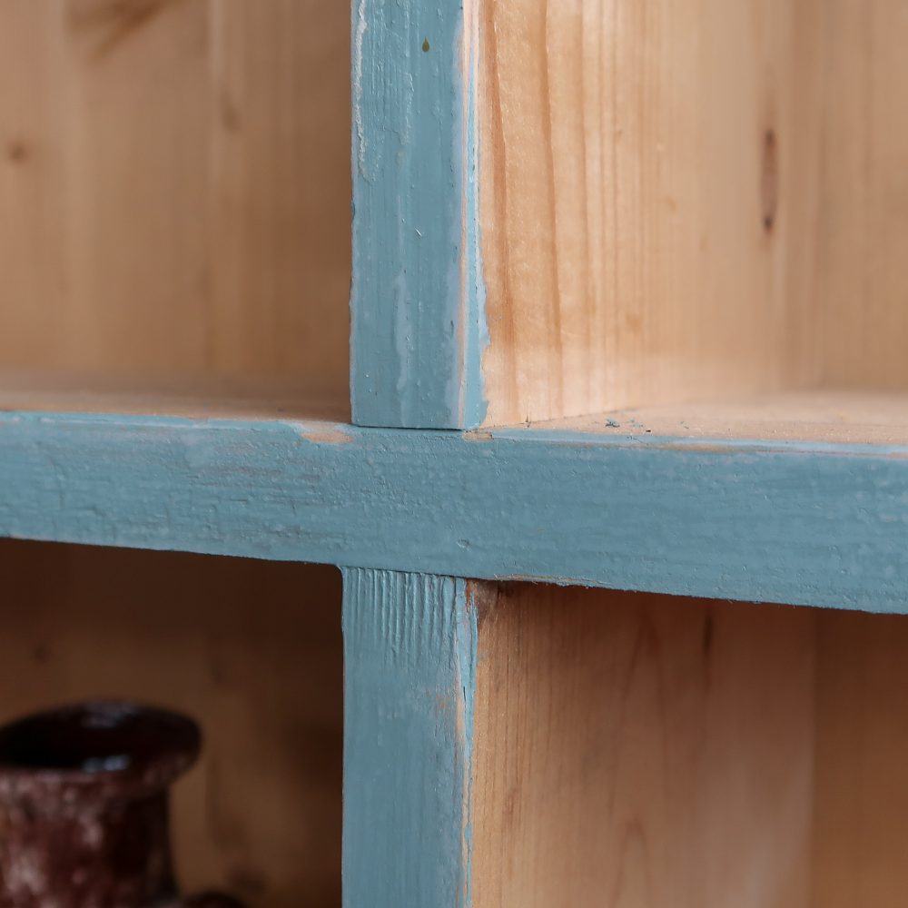 Brocante houten vakkenkast - Afbeelding 10