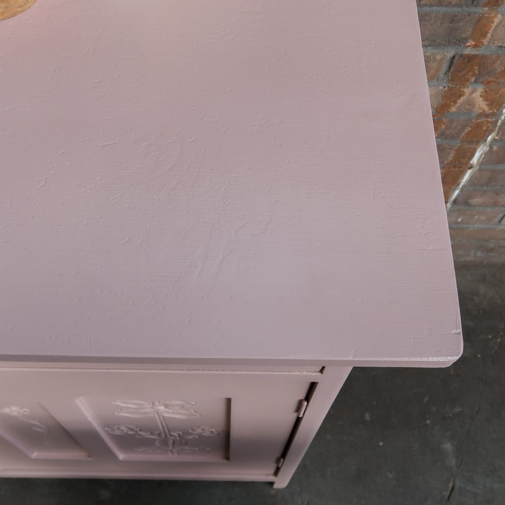 Brocante roze dressoir - Afbeelding 6