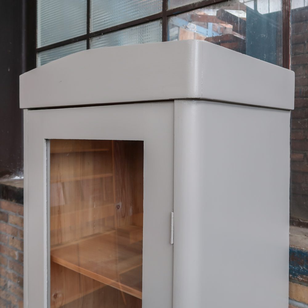 Eendeurs taupe vitrinekast – Bild 5