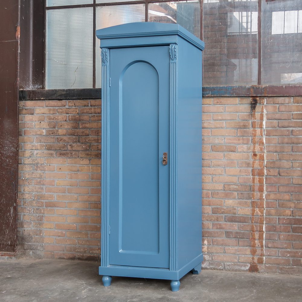 Blauwe eendeurs linnenkast - Afbeelding 2