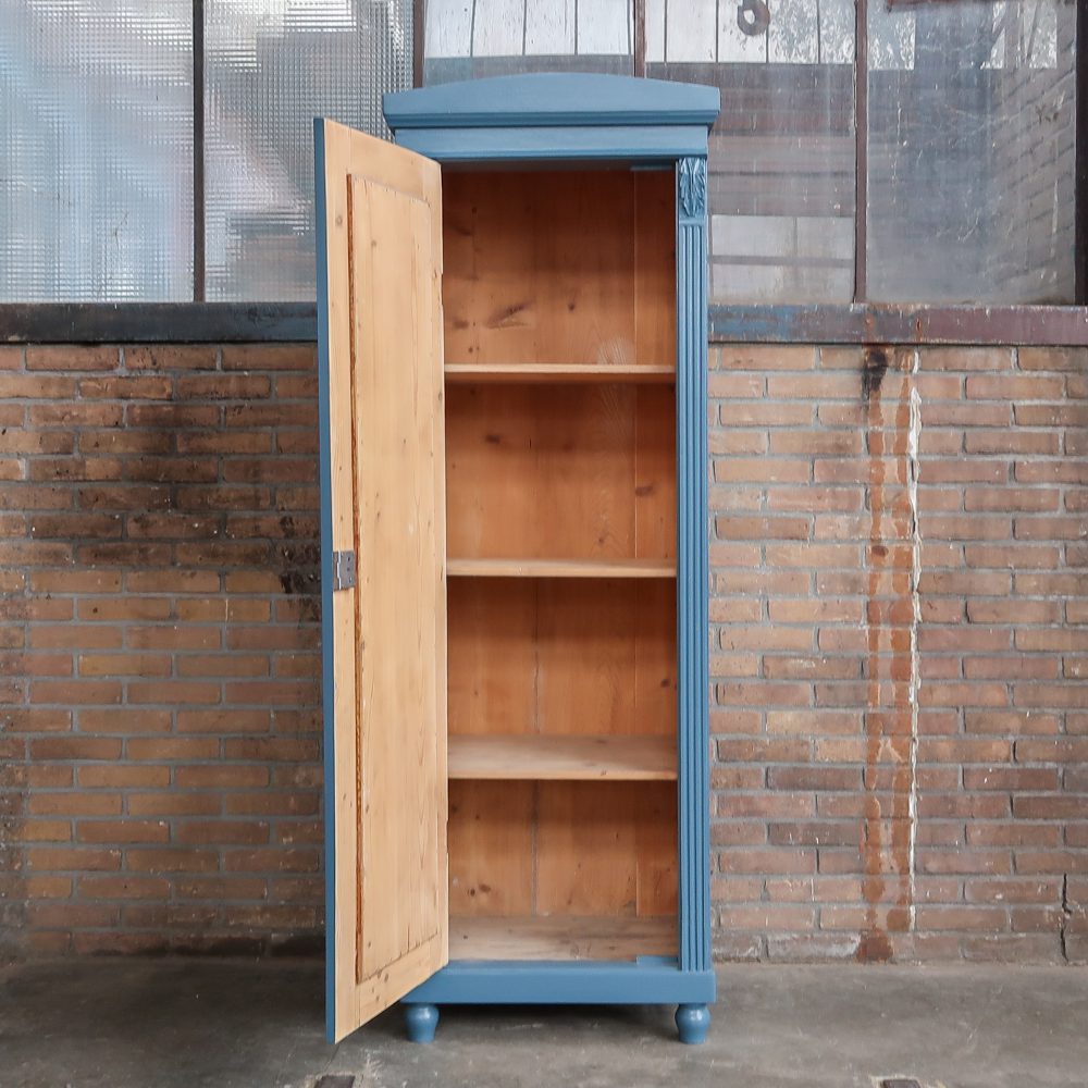 Blauwe eendeurs linnenkast - Afbeelding 3