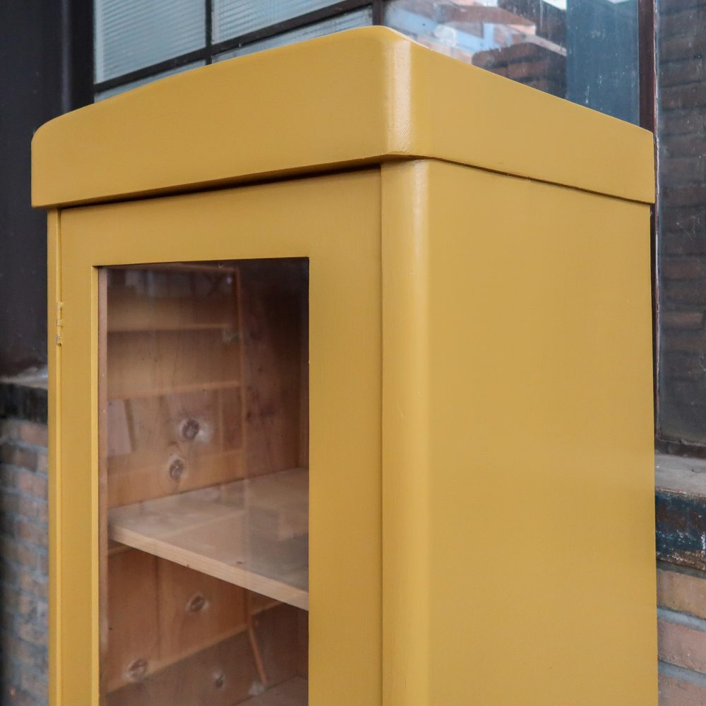 Brocante eendeurs vitrinekast – Bild 5
