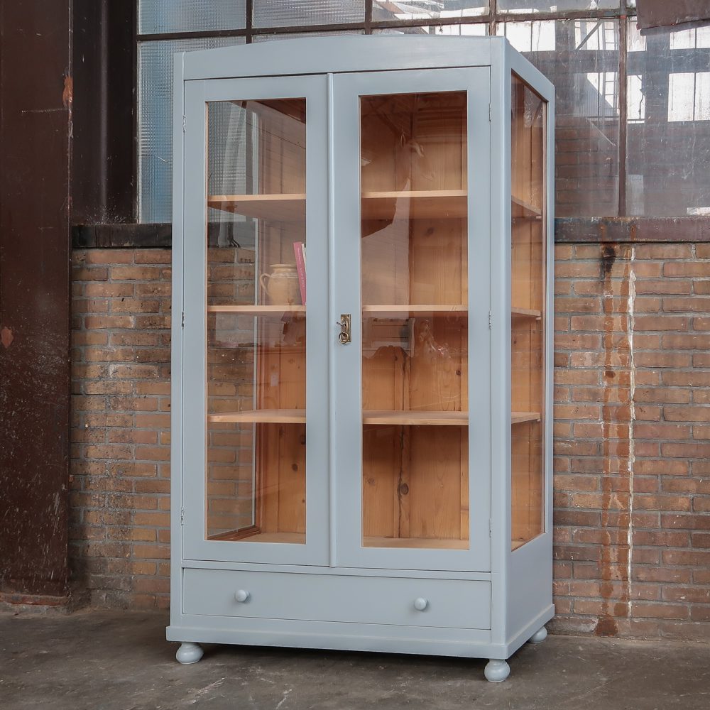 Brocante vitrinekast - Afbeelding 2