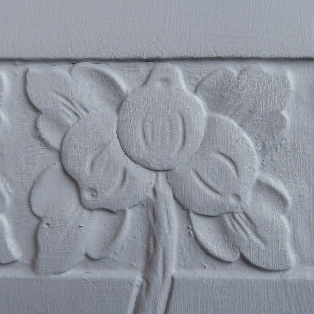 Brocante linnenkast met bloemen - Afbeelding 8