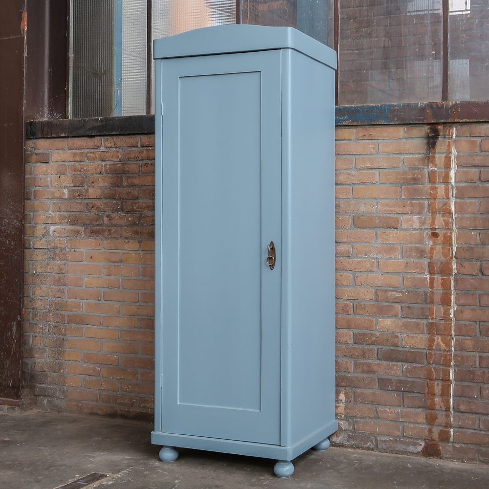 Blauwe eendeurs linnenkast - Afbeelding 2