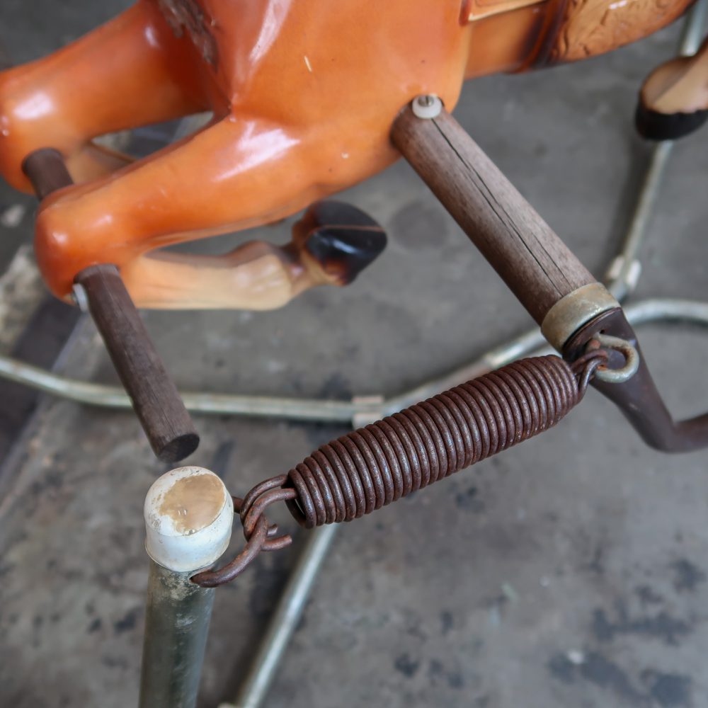 Vintage schommelpaard - Wonder Horse - Afbeelding 4