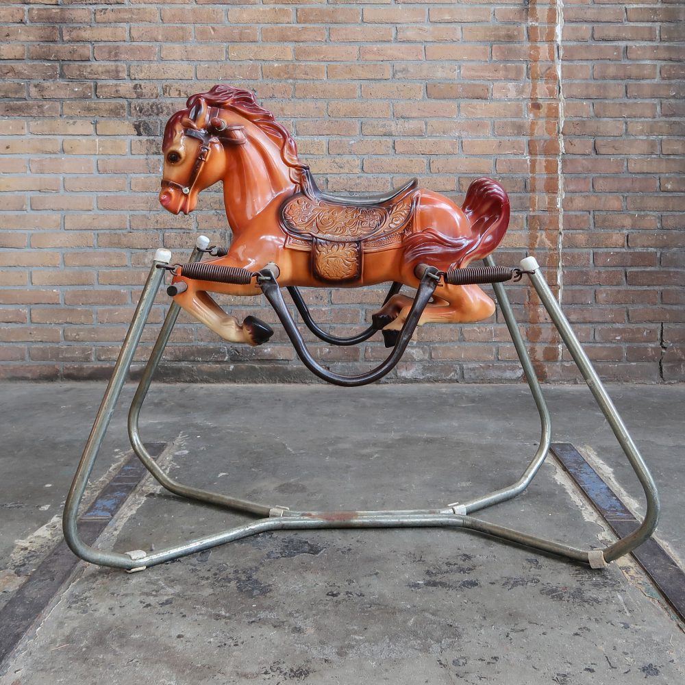 Vintage schommelpaard - Wonder Horse - Afbeelding 2