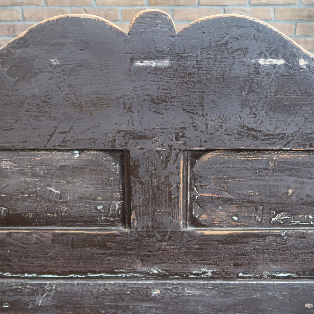 Houten bruine bank - Afbeelding 9