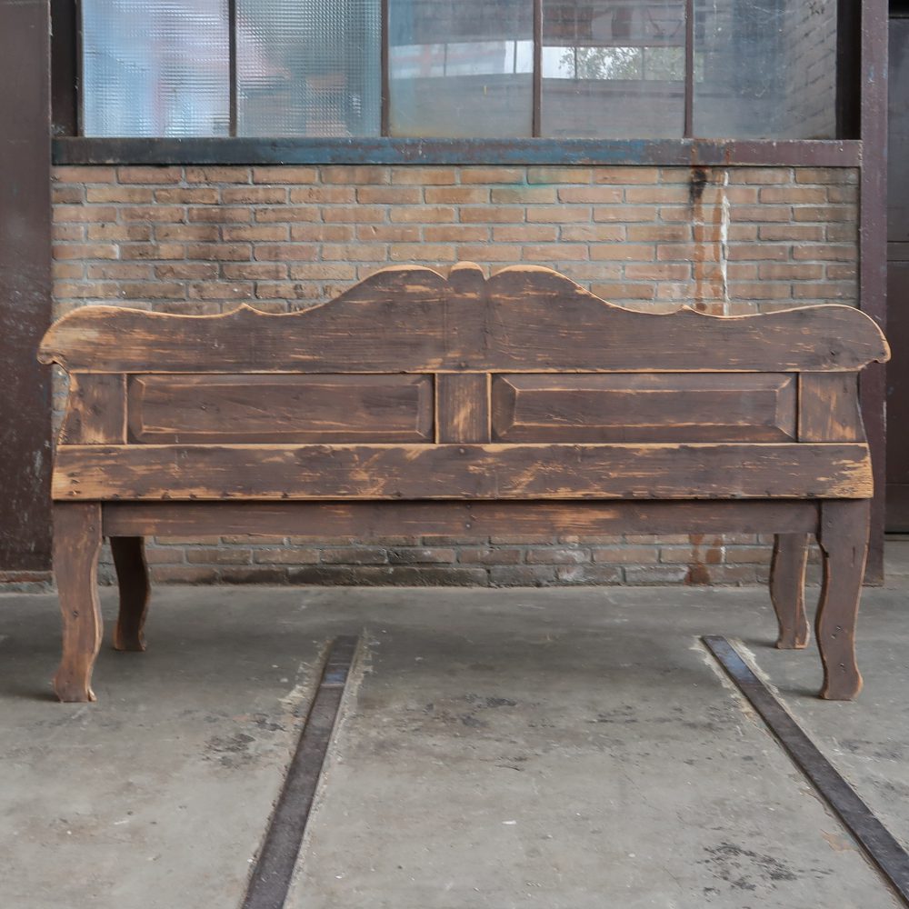 Houten bruine bank - Afbeelding 12