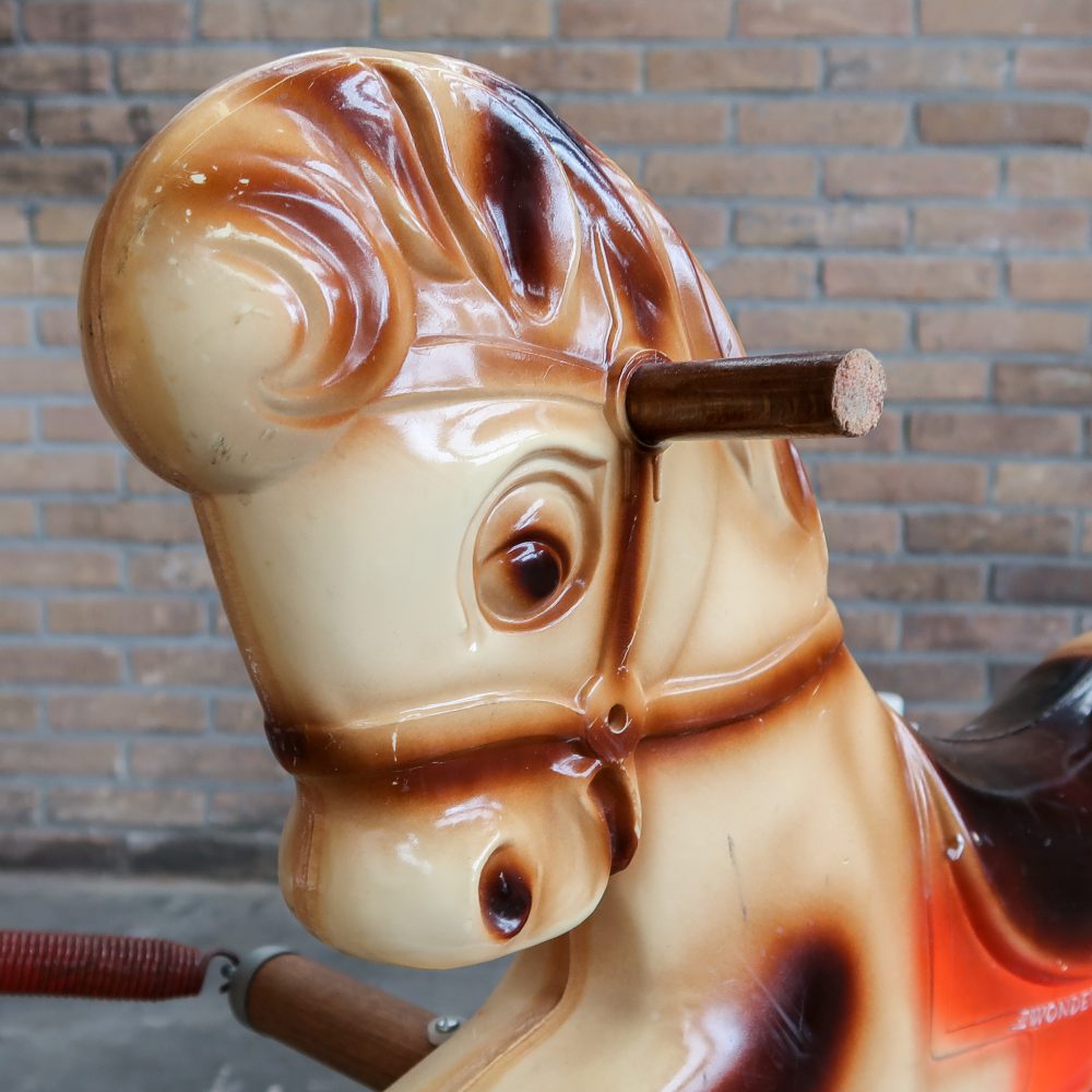 Vintage schommelpaard - Wonder Horse - Afbeelding 2