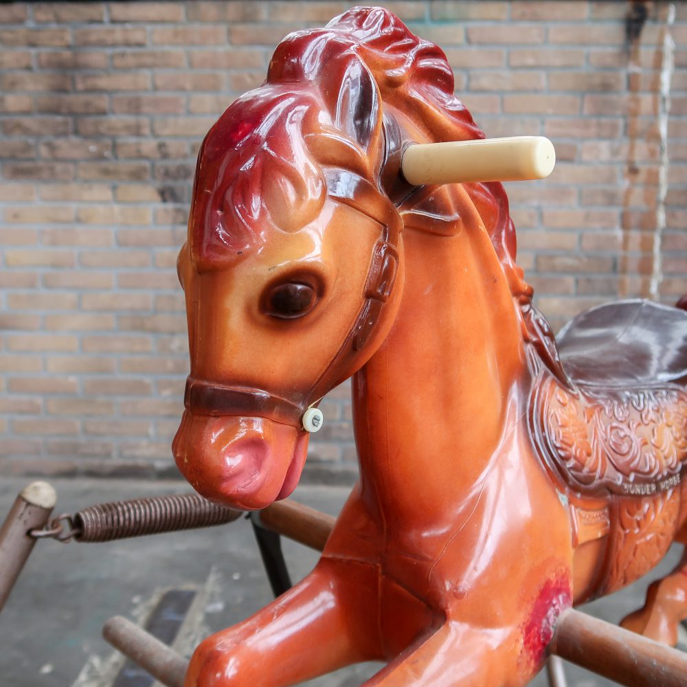 Vintage schommelpaard - Wonder Horse - Afbeelding 2