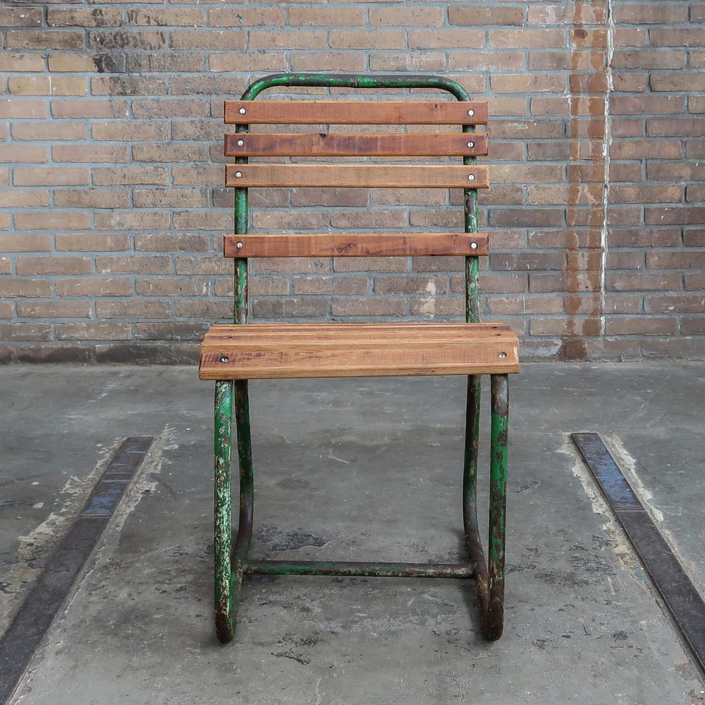 Brocante tuinstoel - Afbeelding 2