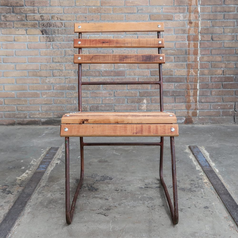 Brocante tuinstoel - Afbeelding 2