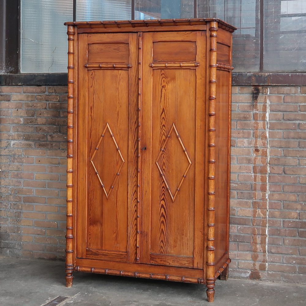 Faux bamboo kast - Afbeelding 2