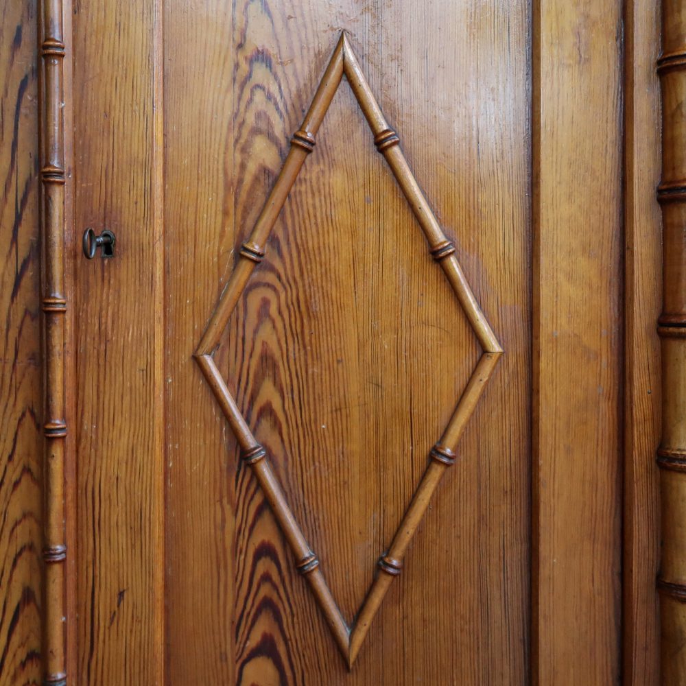 Faux bamboo kast - Afbeelding 8