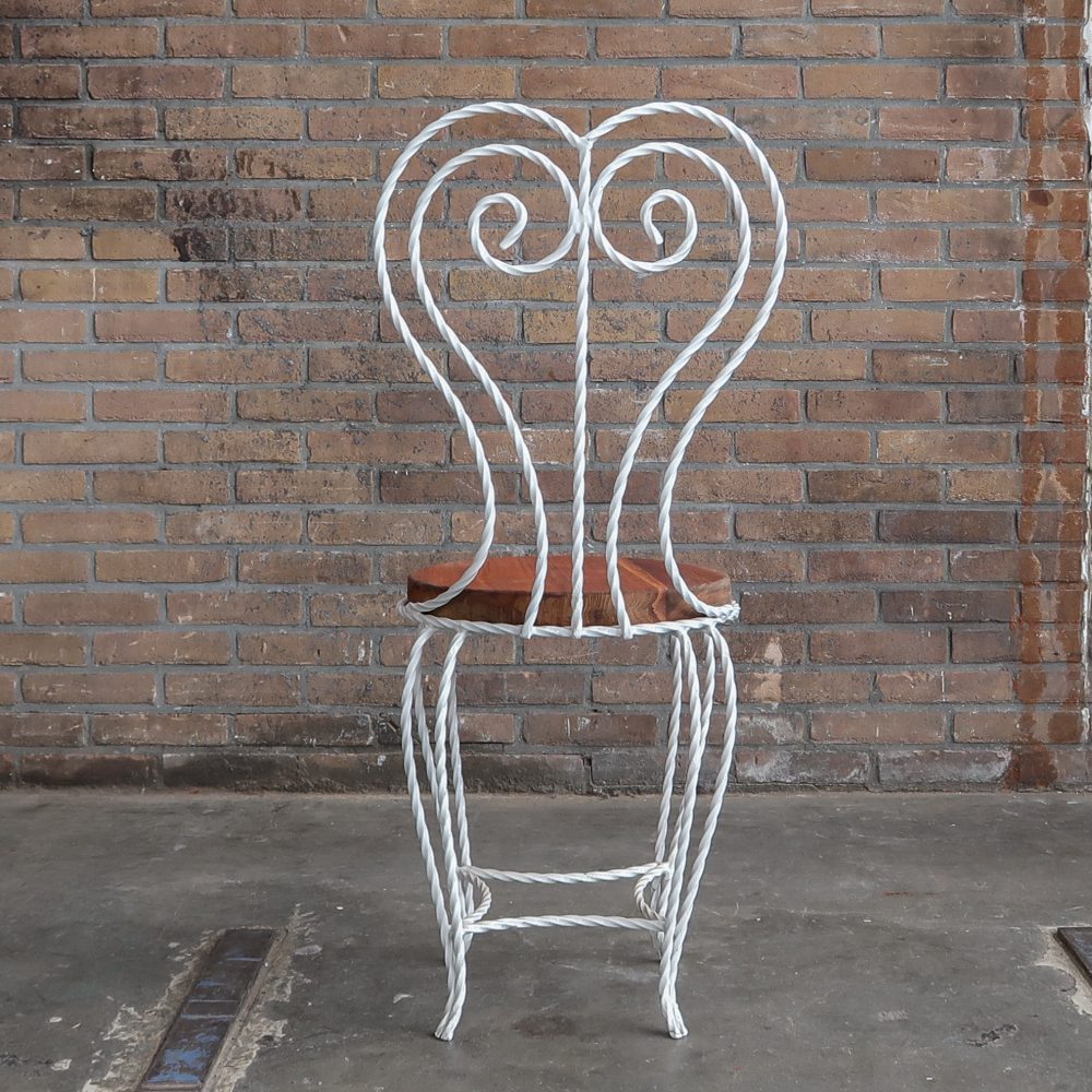 Brocante serre stoeltje - Afbeelding 3