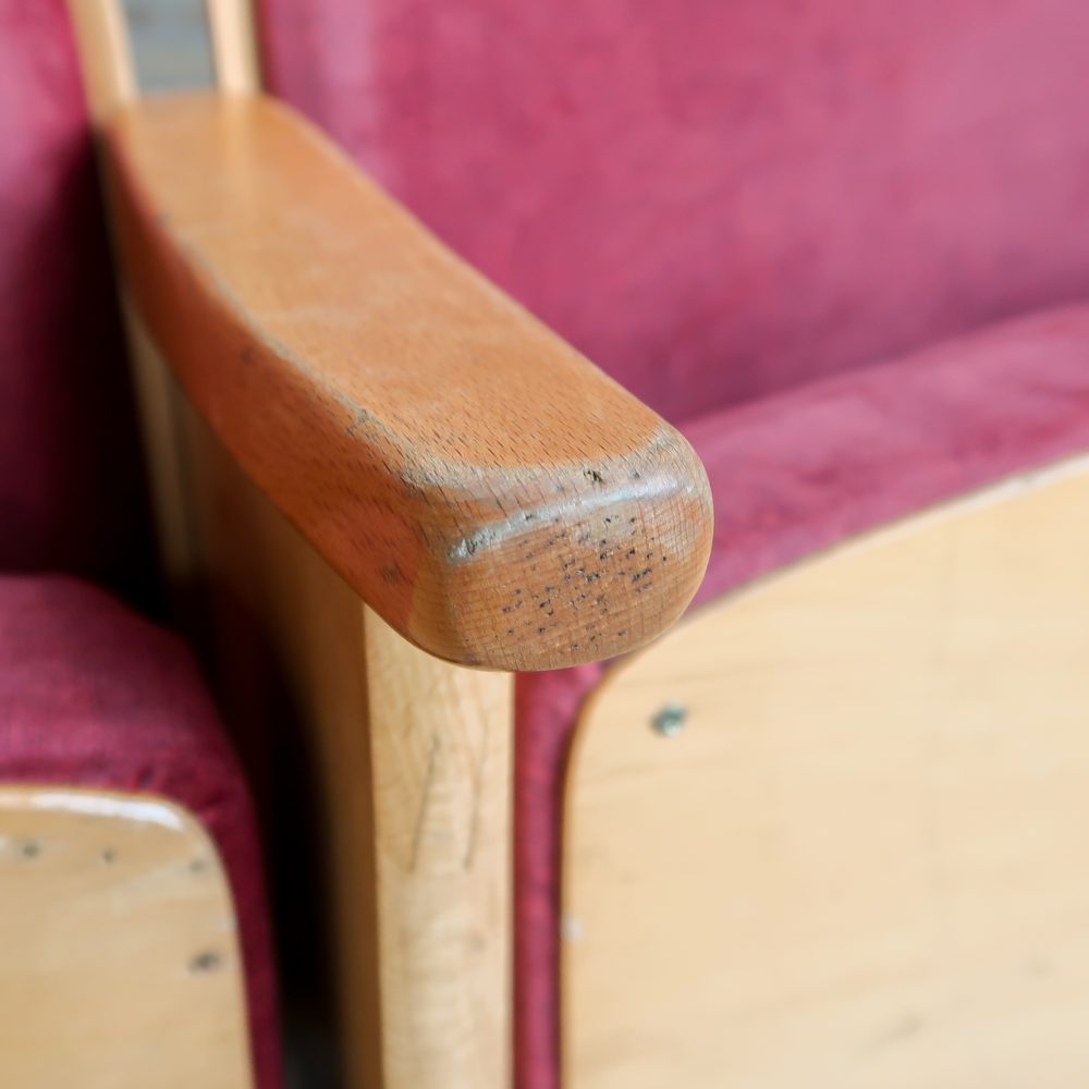 Vintage bioscoopstoelen - Afbeelding 4