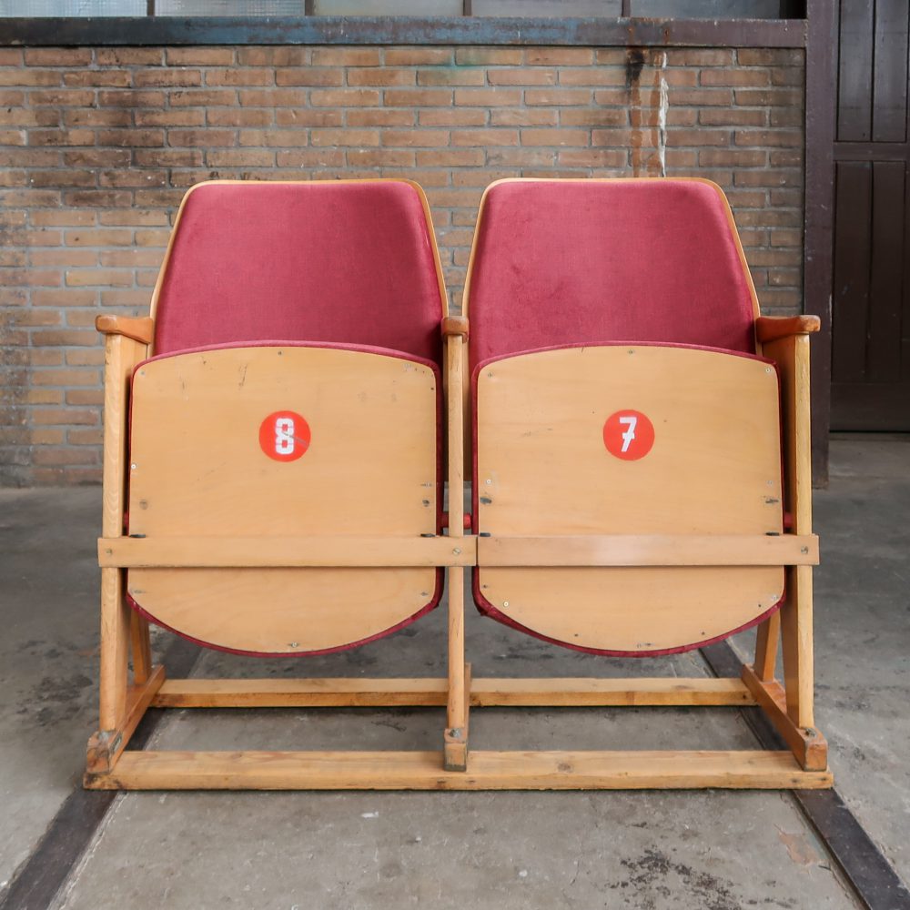 Vintage bioscoopstoelen - Afbeelding 2