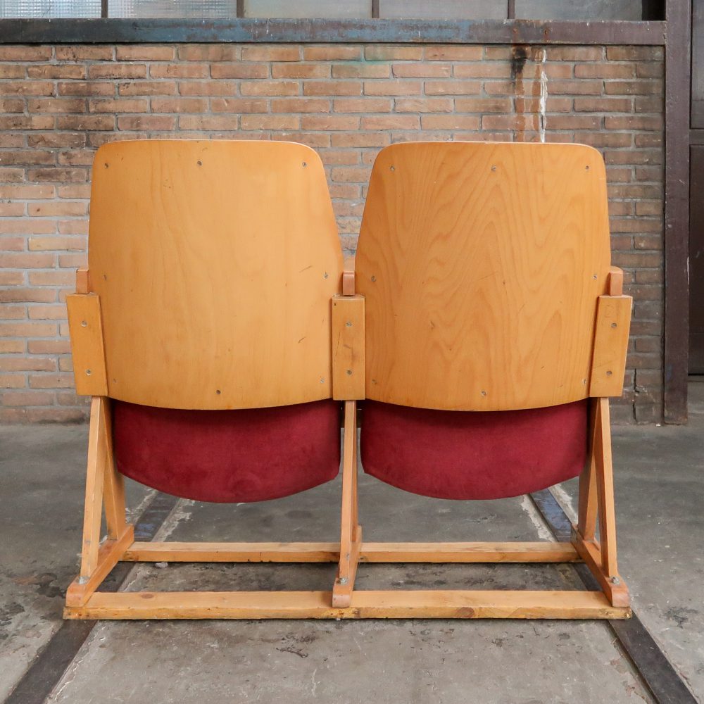 Vintage bioscoopstoelen - Afbeelding 9