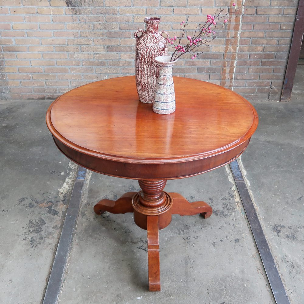 Biedermeier tafel rond - Afbeelding 2