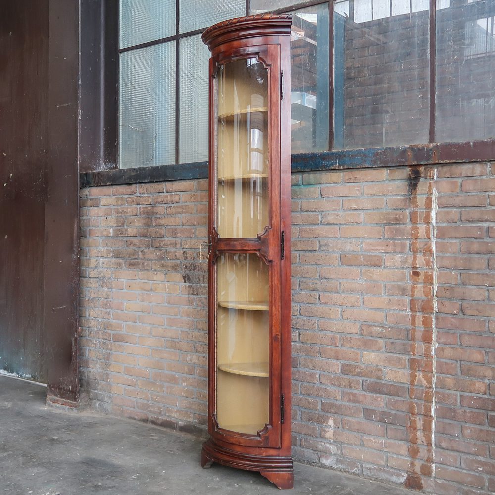 Vintage hoekkast - Afbeelding 2