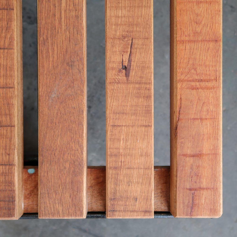 Industriële kar - salontafel - Afbeelding 3