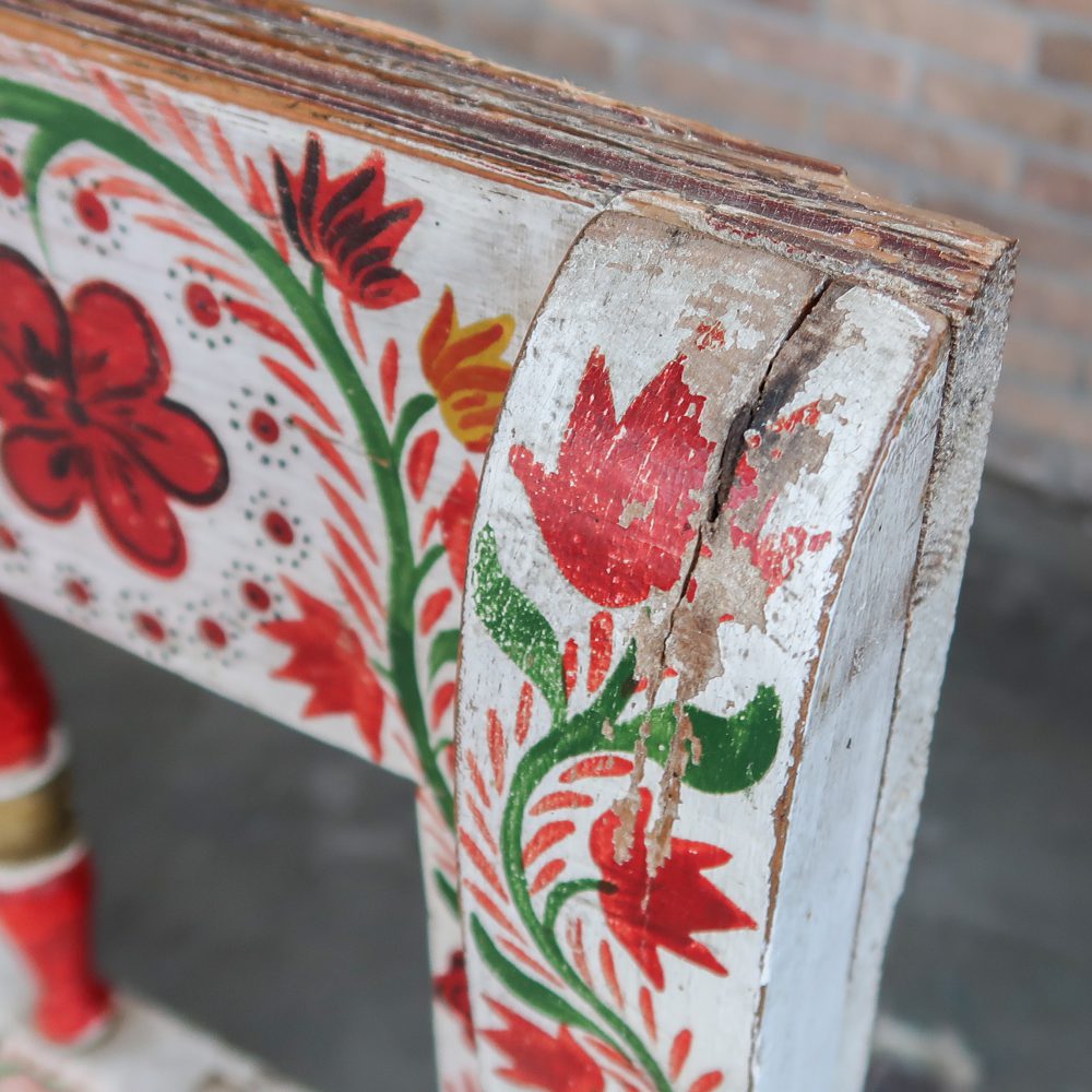 Handbeschilderde Hongaarse bank - Afbeelding 10