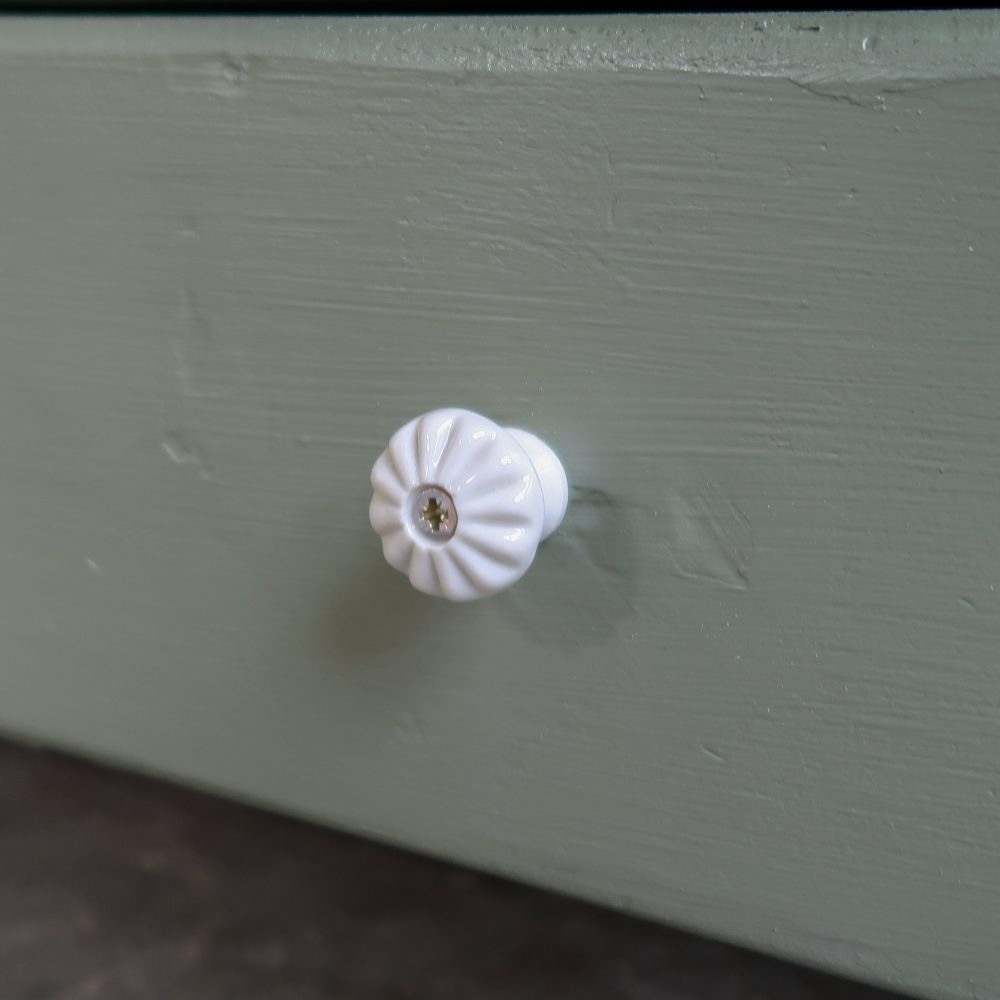 Brocante wandkastje met la - Afbeelding 8