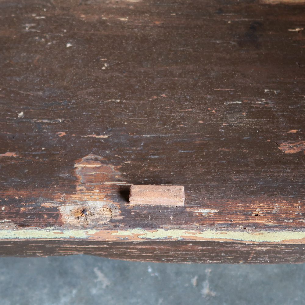Brocante wandkastje met deurtjes - Afbeelding 4