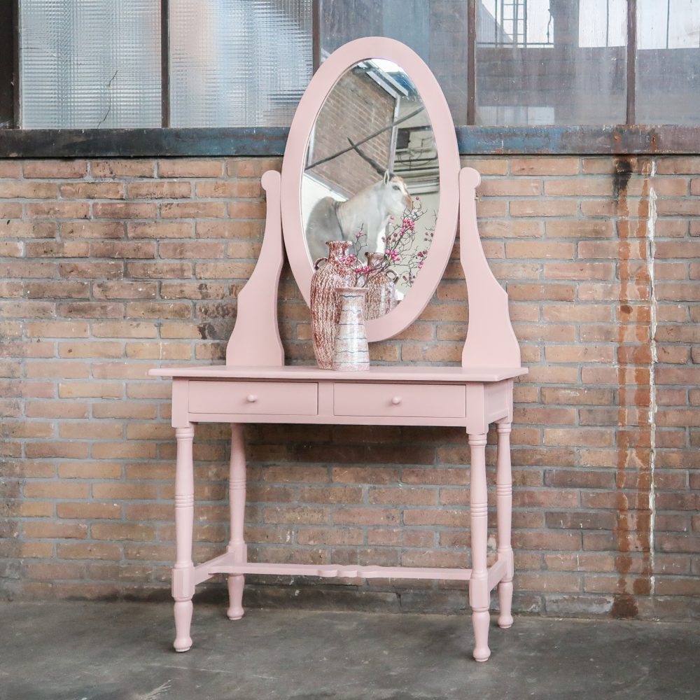 Brocante houten kaptafel - Afbeelding 2