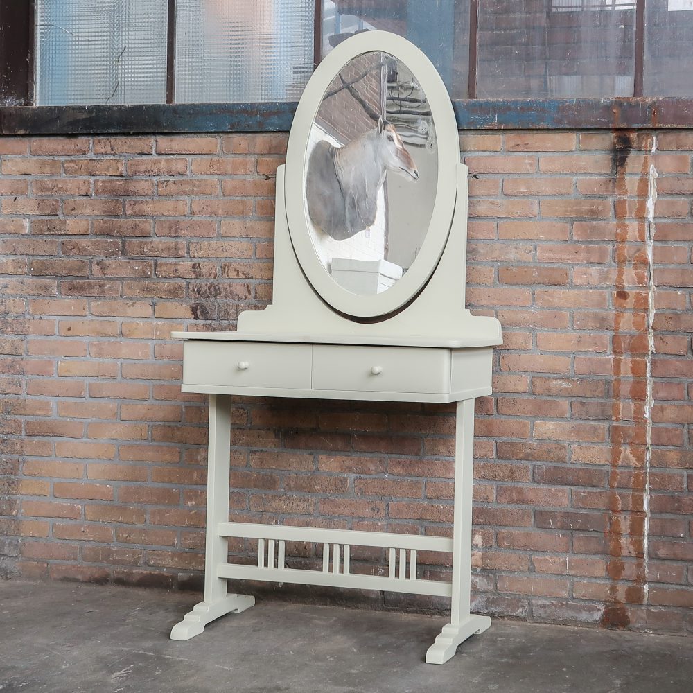 Brocante kaptafel met lades - Afbeelding 2