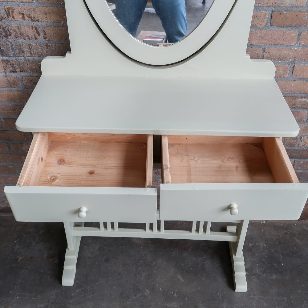Brocante kaptafel met lades - Afbeelding 9
