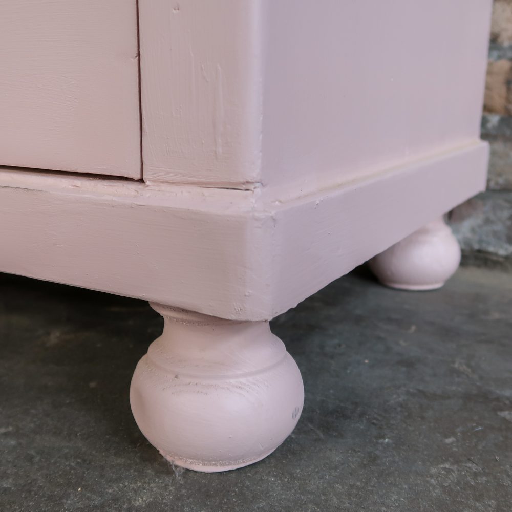 Roze eendeurs vitrinekast - Afbeelding 7