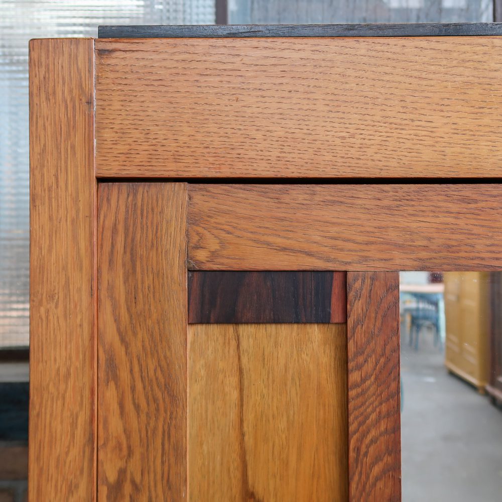 Vintage eendeurskast met spiegel - Afbeelding 5