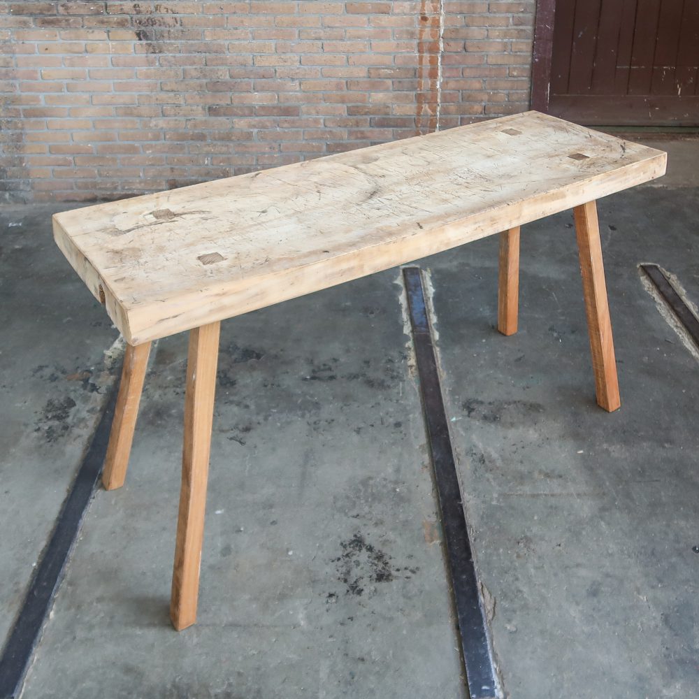 Houten slachttafel - Afbeelding 2