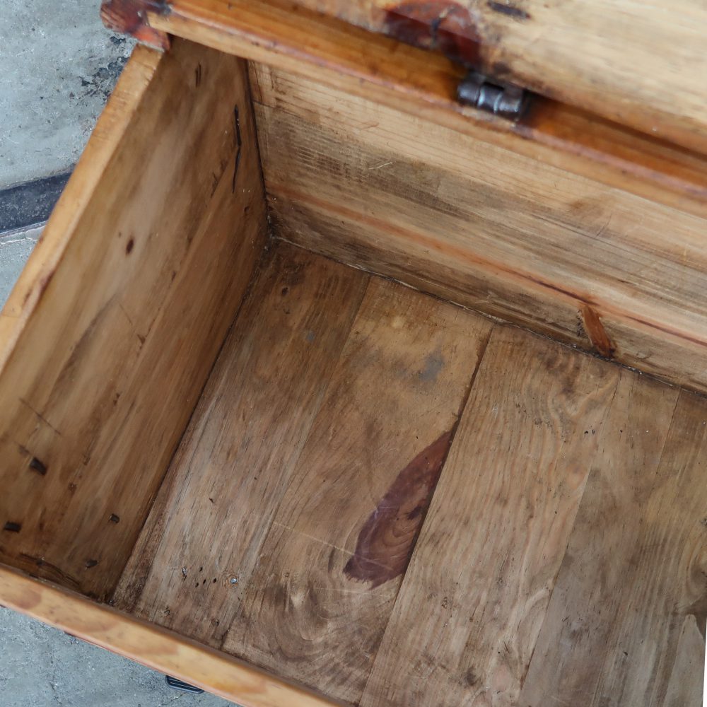 Brocante salontafel/kist - Afbeelding 4