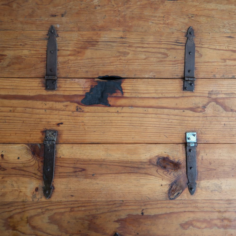Brocante salontafel/kist - Afbeelding 7