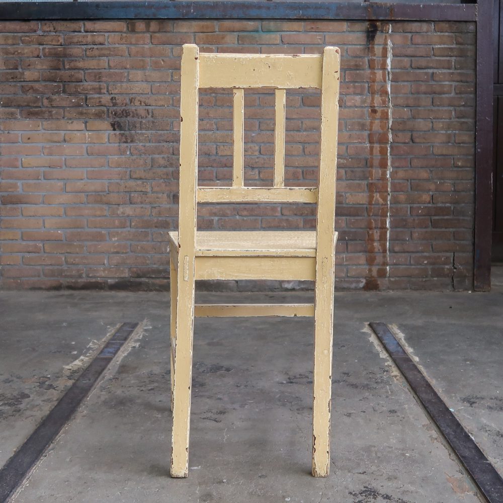 Brocante houten stoel - Afbeelding 3