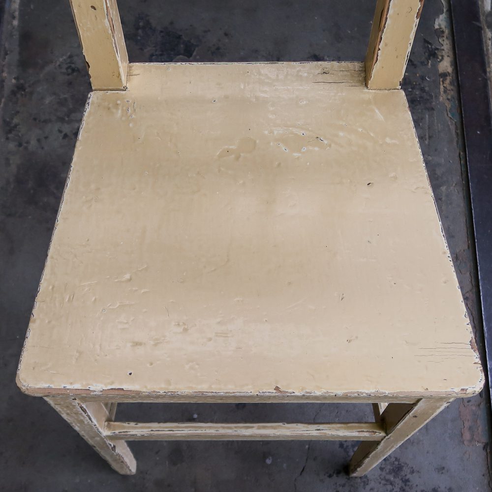 Brocante houten stoel - Afbeelding 7