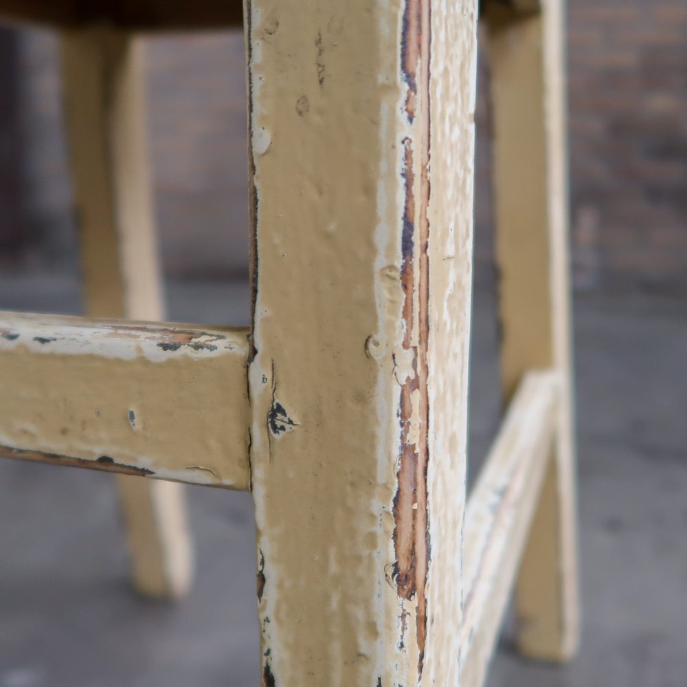 Brocante houten stoel - Afbeelding 8