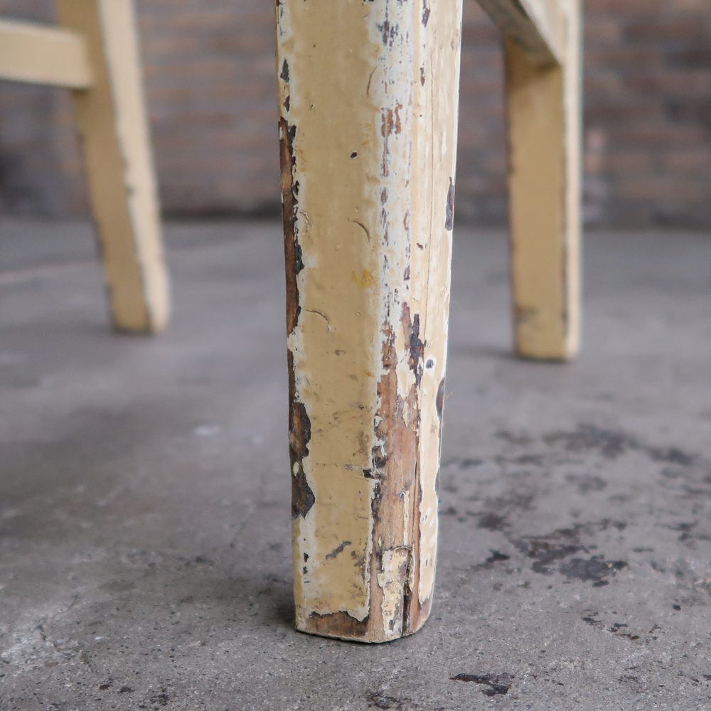 Brocante houten stoel - Afbeelding 9