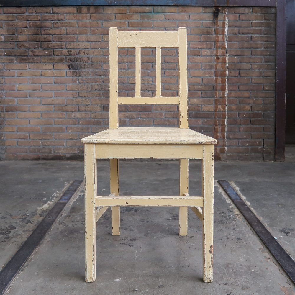 Brocante houten stoel - Afbeelding 2