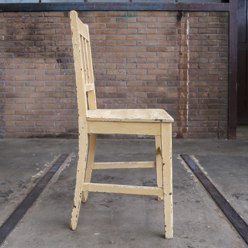 Brocante houten stoel - Afbeelding 3