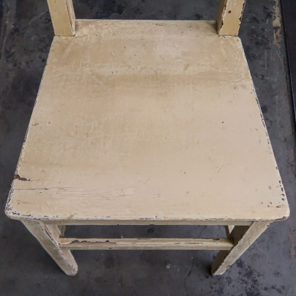 Brocante houten stoel - Afbeelding 6