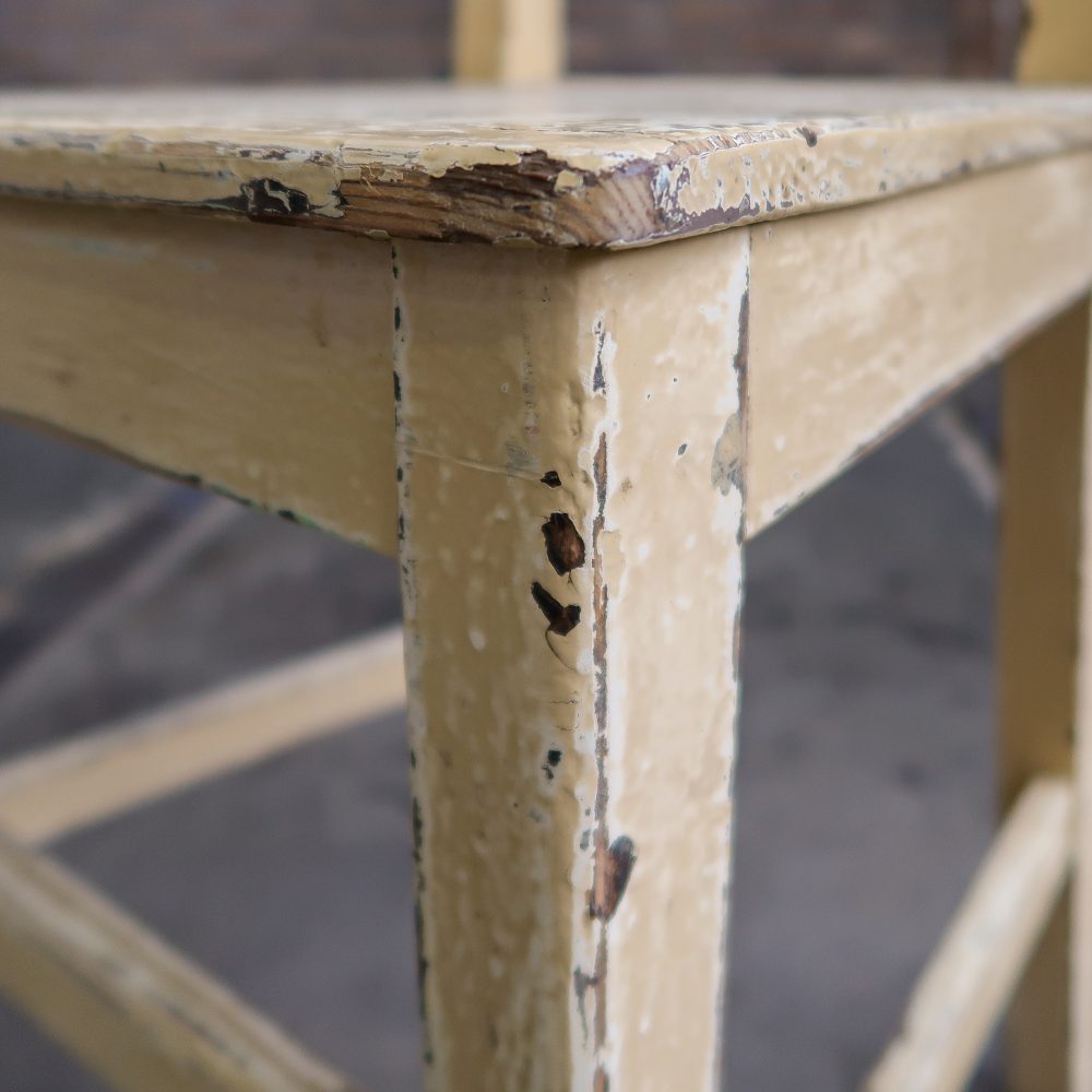 Brocante houten stoel - Afbeelding 8