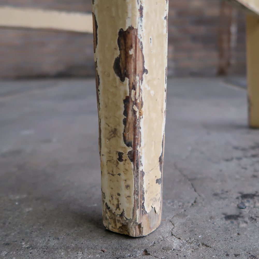 Brocante houten stoel - Afbeelding 9