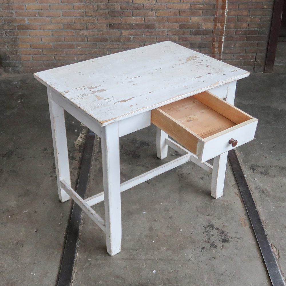 Brocante bureautje met la - Afbeelding 2